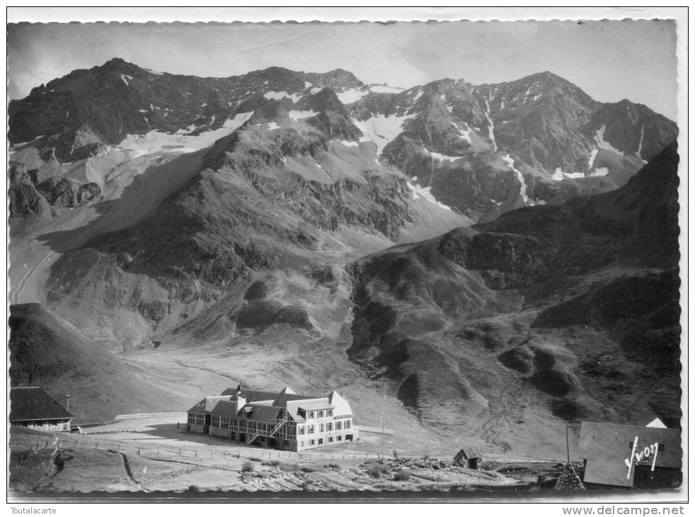 CPSM 05 COL DU LAUTARET CHALET HOTEL S.N.C.F. ET JARDIN BOTANIQUE ALPIN - Autres & Non Classés