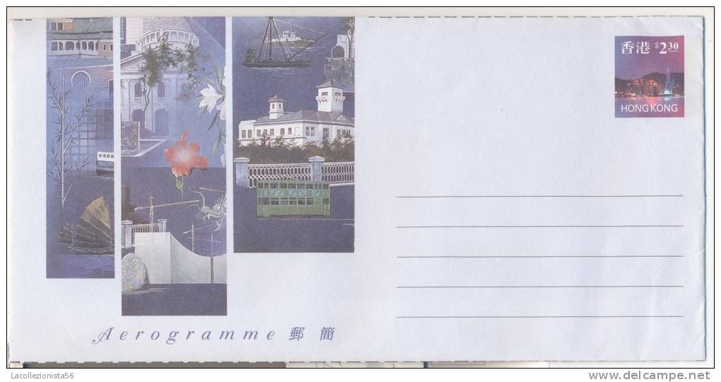 3863-AEROGRAMME-HONG-KONG 2,30$ - Postwaardestukken