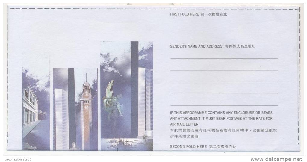 3863-AEROGRAMME-HONG-KONG 2,30$ - Postal Stationery