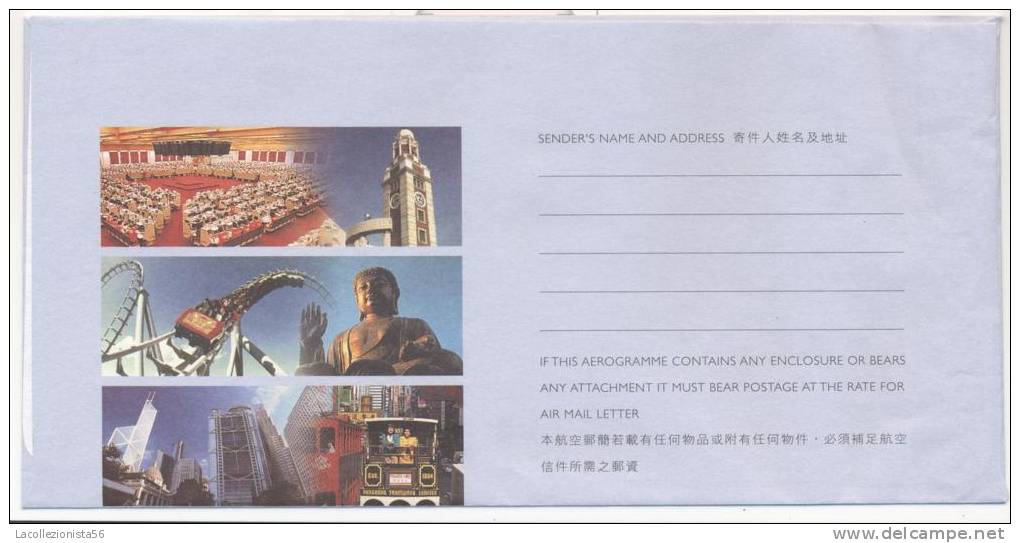 3864-AEROGRAMME-HONG-KONG DA 2,30$ - Postwaardestukken