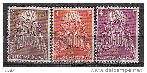 Q3884 - LUXEMBOURG Yv N°531/33 - Used Stamps