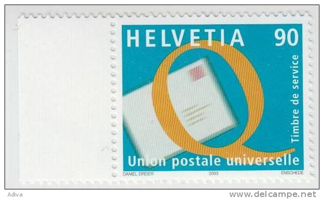 SWITZERLAND / HELVETIA 2003 ** - Universal Postal Union - Ungebraucht