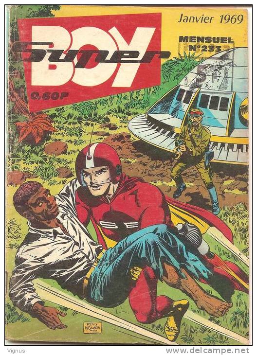 SUPER BOY N° 233 - IMPERIA - JANVIER 1969 -  BON ETAT - Superboy