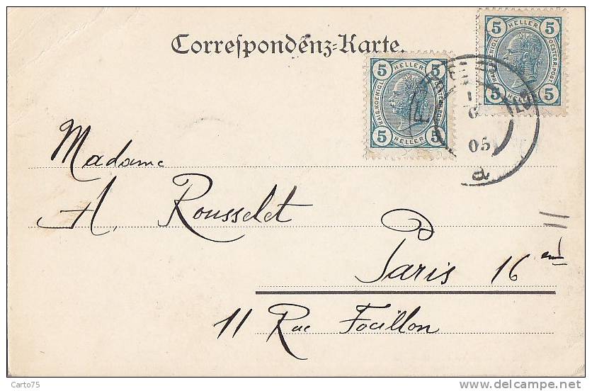 Tchéquie -  Cheb - Eger - Wallensteinhaus - Pachelbelhaus - Stamps Postmark - Oblitération - Czech Republic