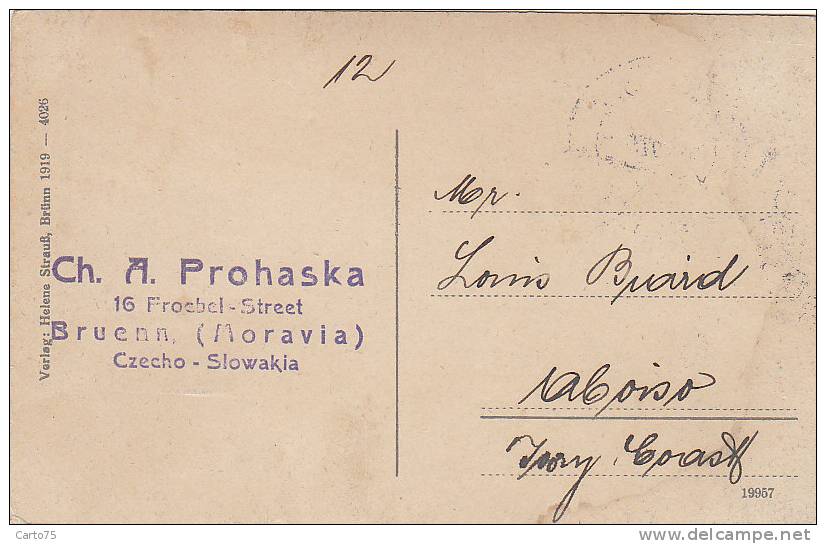 Tchéquie - Brünn - Brno - Bruenn - Steinmühle - Stamps Postmark - Oblitération - Tchéquie