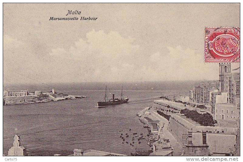 Malte - Malta - Marsamuscetto Harbour - Port Remparts - Malte