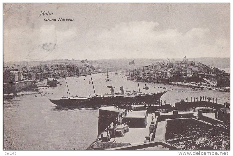 Malte - Malta - Grand Harbour - Port Steamer Voilier - Malte