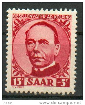 Sarre -Adolf Kolping YT 269* / Saarland- Mi.Nr. 289* - Ungebraucht