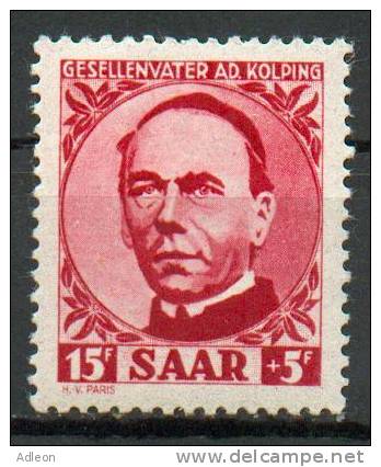 Sarre -Adolf Kolping YT 269* / Saarland- Mi.Nr. 289* - Unused Stamps