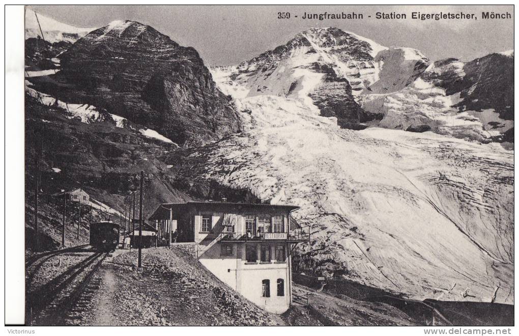 JUNGFRAUBAHN - STATION EIGERGLETSCHER, MÖNCH - Other & Unclassified