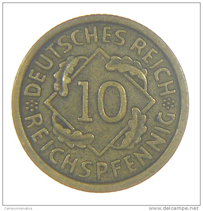 10 REICHPFENNIG 1935 D - 10 Reichspfennig