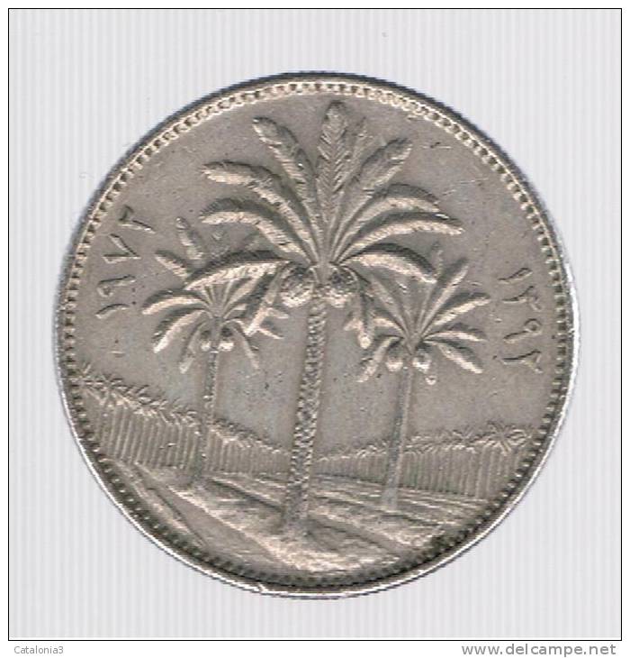 IRAQ - IRAK  -  25 Fils  1972 Circulada  KM127 - Palmeras - Iraq