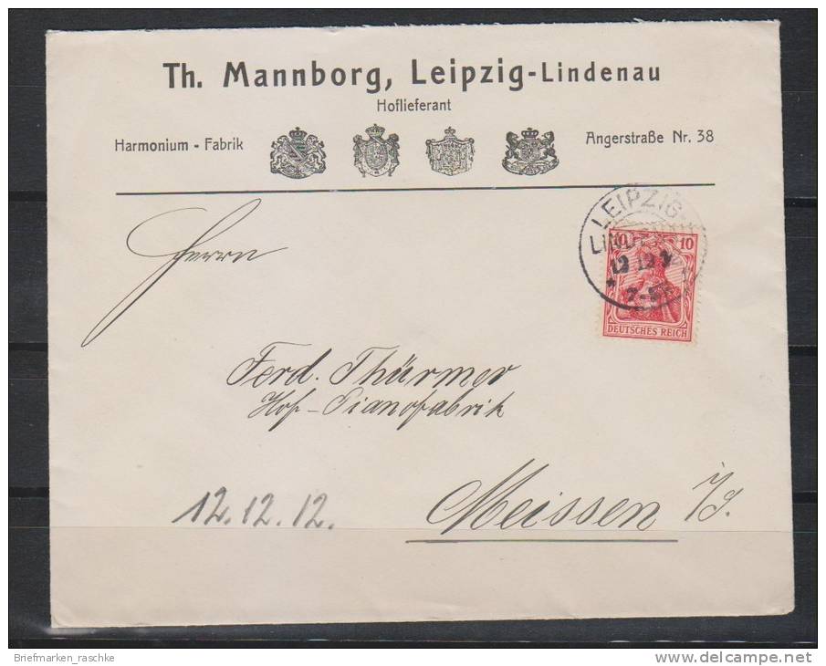 Nr.86,o-Leipzig Lindenau 12.12.12 (3237) - Cartas & Documentos