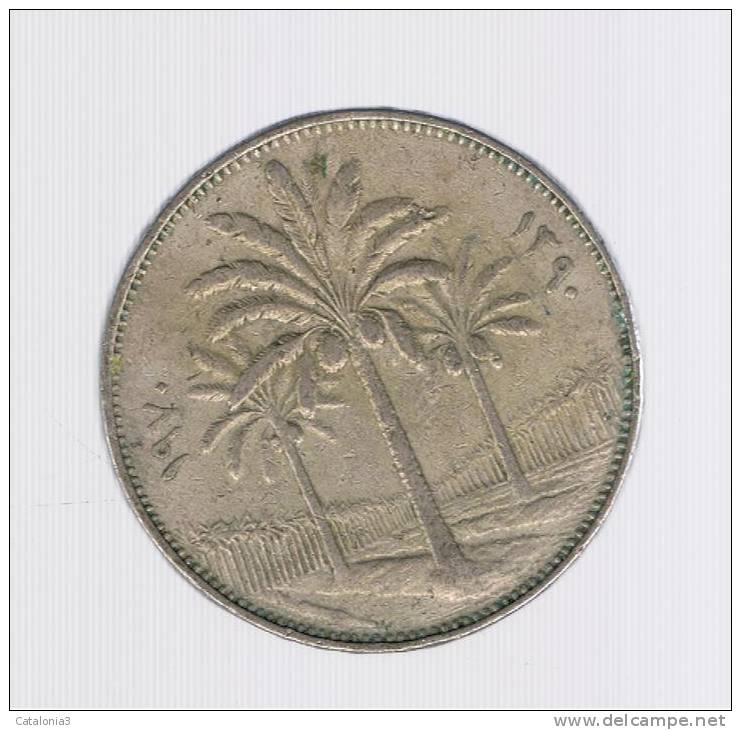 IRAQ - IRAK  -  100 Fils 1970 KM129 - Palmeras - Iraq