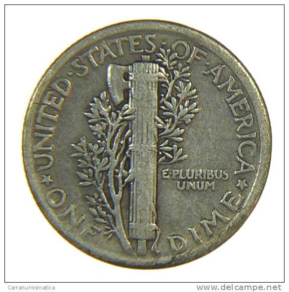 DIME MERCURY 1920 P ARGENTO SILVER SILBER - 1916-1945: Mercury (Mercure)