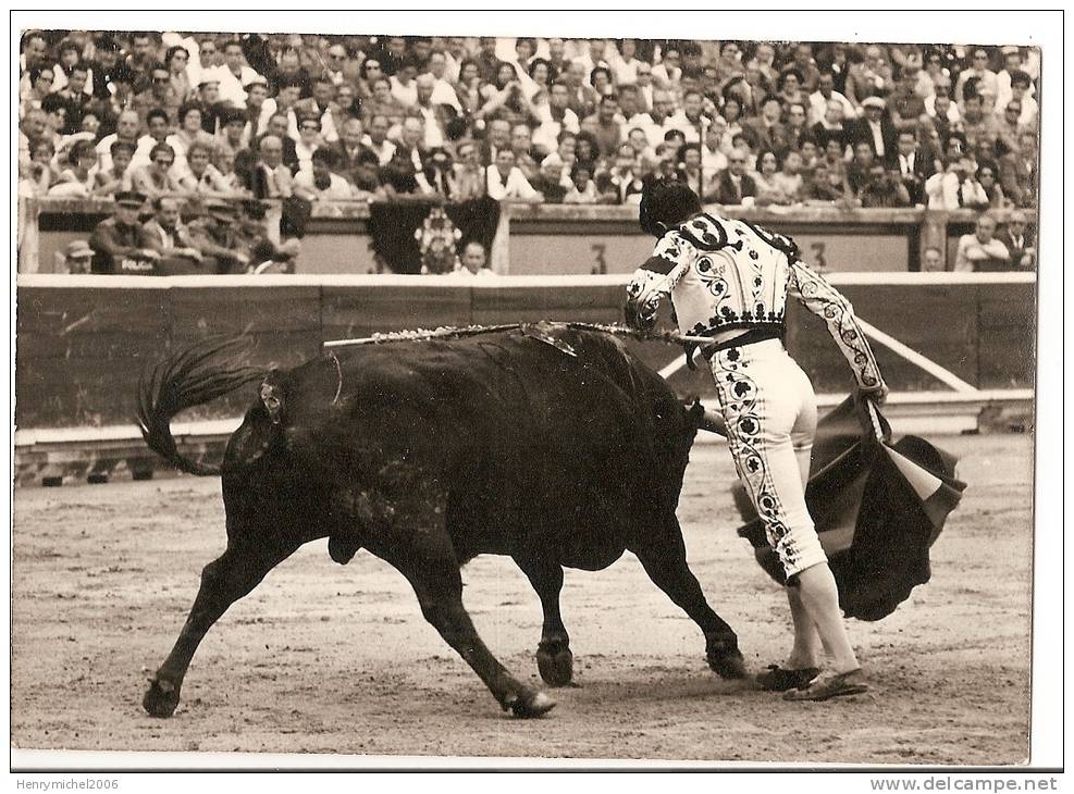 Corrida "muleta " Damasco Gomez   ,ed  Photo Reporter Bordeaux - Corrida