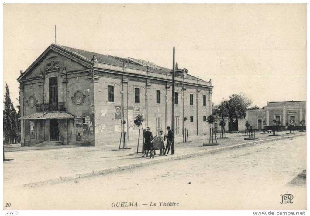 (200) Very Old Postcard - Carte Ancienne - Algeria - Guelma Theatre - Guelma