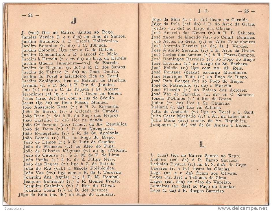 Alfredo César De Cáceres (Marujinho) - Roteiro Simples De Lisboa Para Automobilistas, 1936 (3 Scans) - Livres Anciens