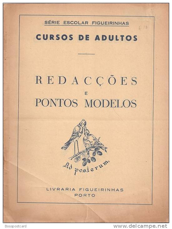 Redacções E Pontos Modelos - Série Escolar Figueirinhas, Porto (3 Scans) - Schulbücher