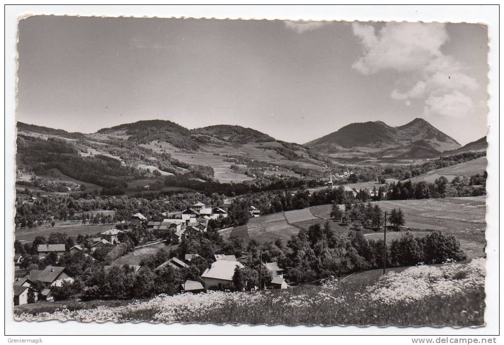 Cpsm 74 - Villard Sur Boege - Vue Sur La Haute Vallée Et Le Mont Forchat - 1958 (9x14 Cm) - Autres & Non Classés