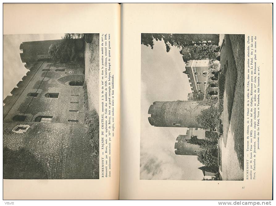 BOURG ET BROU, BRESSE ET DOMBES (1929) 66 pages : Chatillon, Perouges, Le Plantay, Bouligneux, Richemont, Juis, Chazey