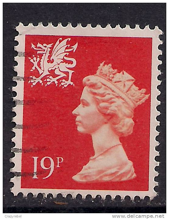 WALES GB 1988 19p Bright Orange Machin SG W 50.( L41  ) - Wales