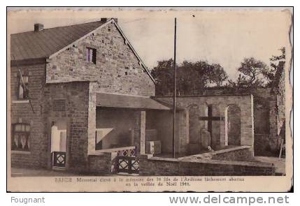 BELGIQUE:BANDE.(Luxembourg.):Mémorial élevé à La Mémoire Des 34 Fils Abattus En La Veillée De NOEL 1944.Non écrite. - Autres & Non Classés