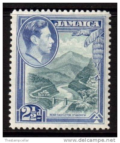 Jamaica Scott 120 - SG125, 1938 George VI 2.1/2d MH* - Jamaica (...-1961)
