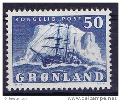 Greenland 1950 Mi 34 MNH/** - Unused Stamps