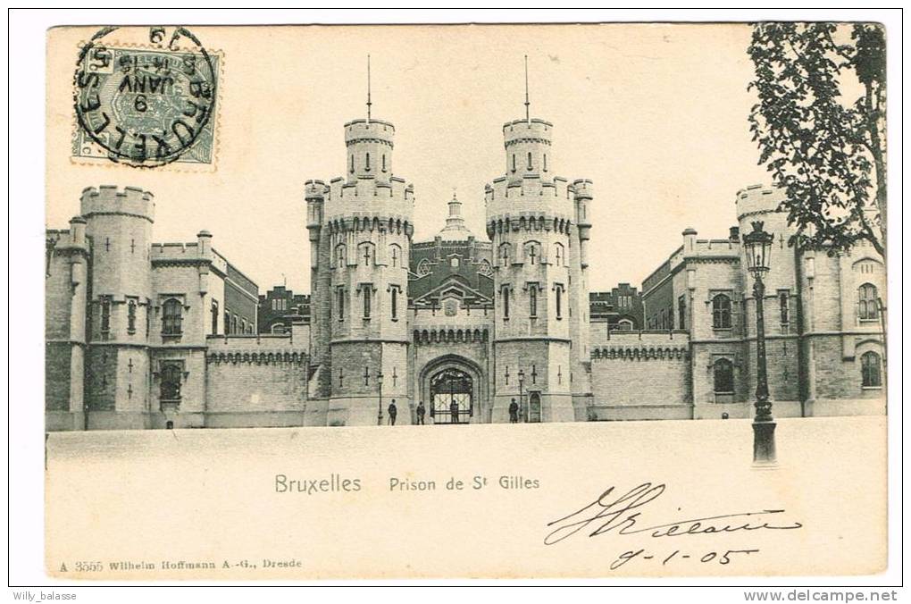 "Bruxelles - Prison De St Gilles" 09-01-1905 - St-Gillis - St-Gilles