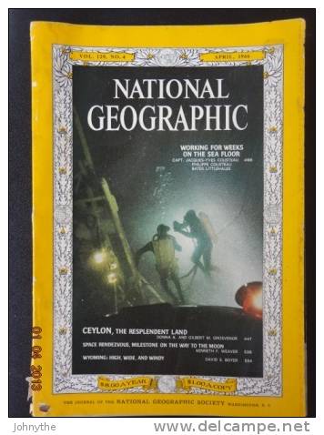 National Geographic Magazine April 1966 - Wissenschaften