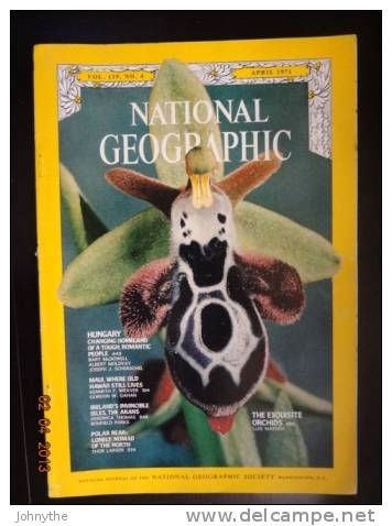 National Geographic Magazine  April 1971 - Ciencias