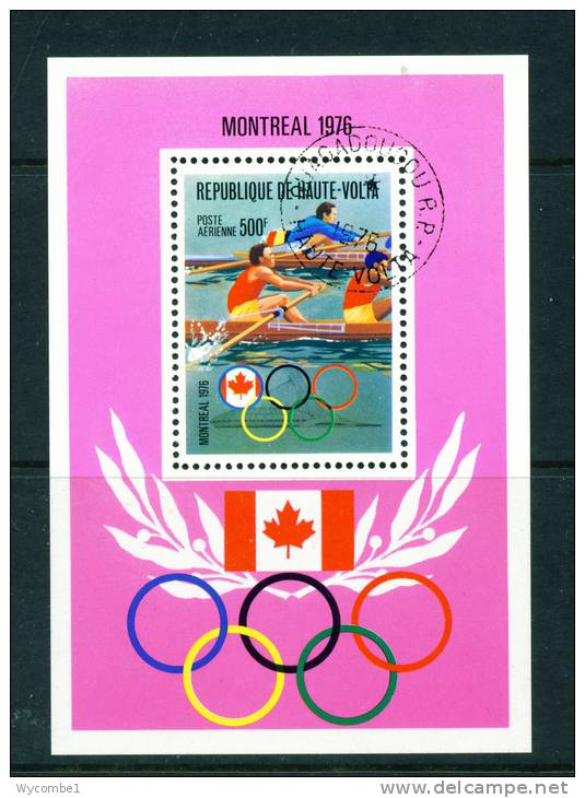 UPPER VOLTA - 1976 Olympic Games Miniature Sheet Used As Scan - Upper Volta (1958-1984)