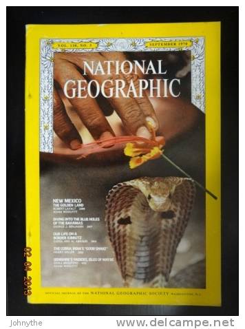 National Geographic Magazine   September 1970 - Wissenschaften