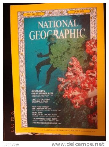 National Geographic Magazine  June 1973 - Wissenschaften
