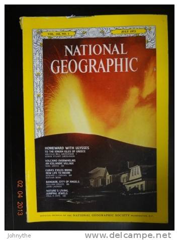 National Geographic Magazine  July 1973 - Wissenschaften