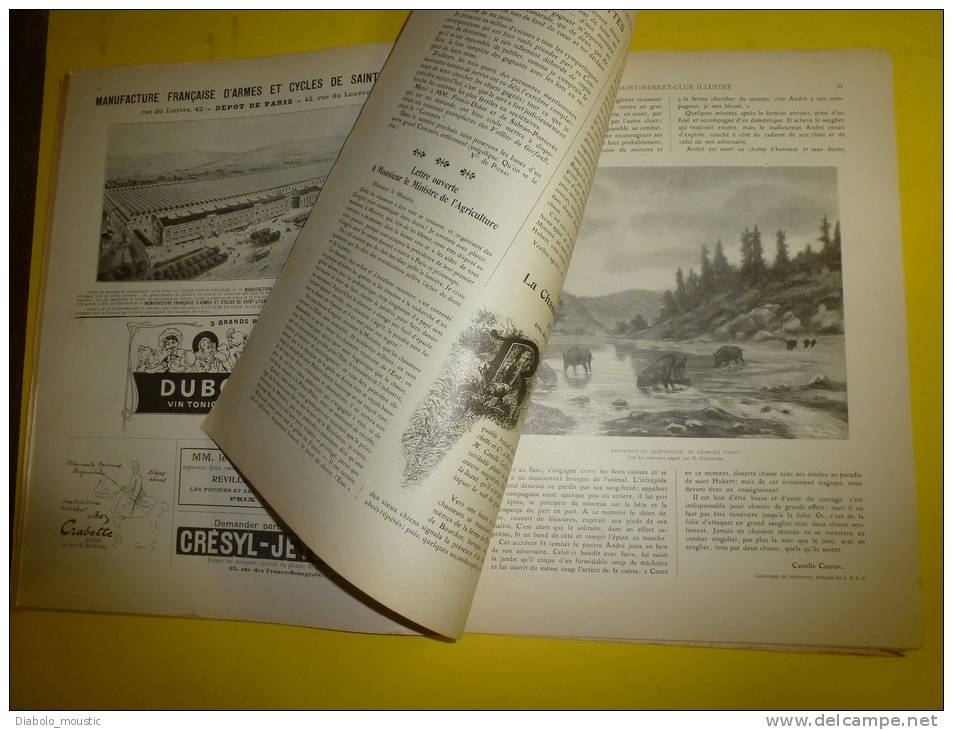 Février 1906  LE SAINT HUBERT ILLUSTRE...revue Consacrée à LA CHASSE - Caza/Pezca