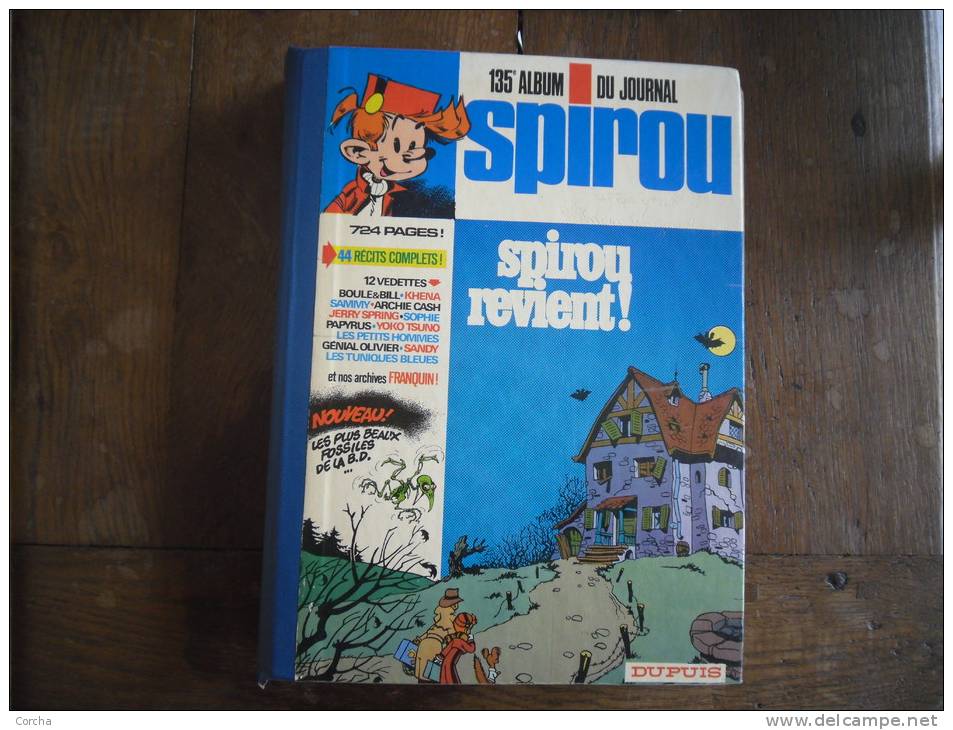 SPIROU Album N° 135 - Spirou Et Fantasio