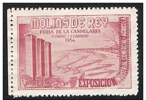 Molins De Rey 1954 3ª Exposición Industris, Comercial Y Agrícola Feria De La Candelaria Nuevo Sin Char. - Otros & Sin Clasificación