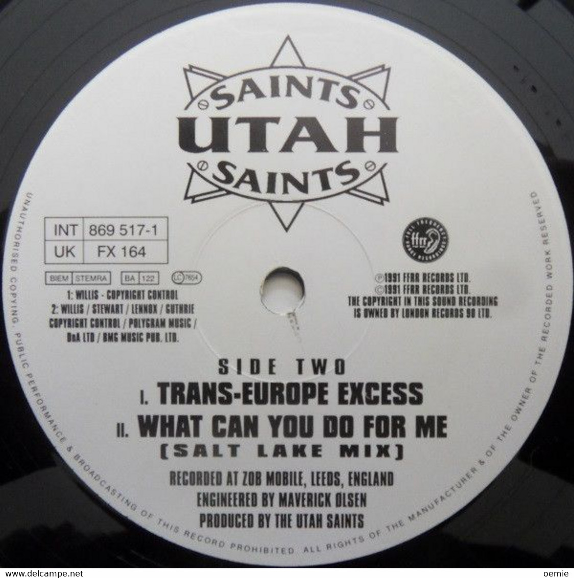 UTAH  SAINTS  °  WHAT CAN YOU DO FOR ME - 45 T - Maxi-Single