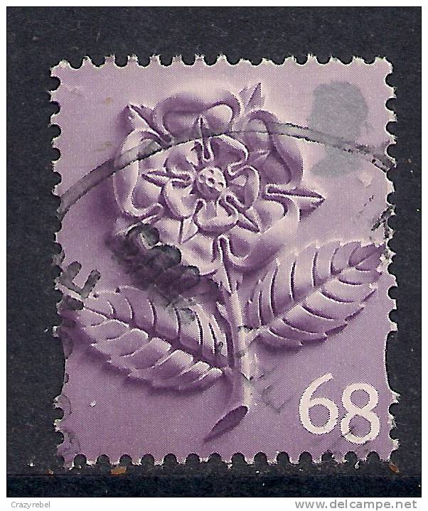 GB 2002 QE2 68p Definitive Tudor Rose Stamp SG EN 5...( L153 ) - England