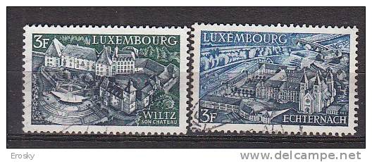 Q3981 - LUXEMBOURG Yv N°746/47 - Used Stamps