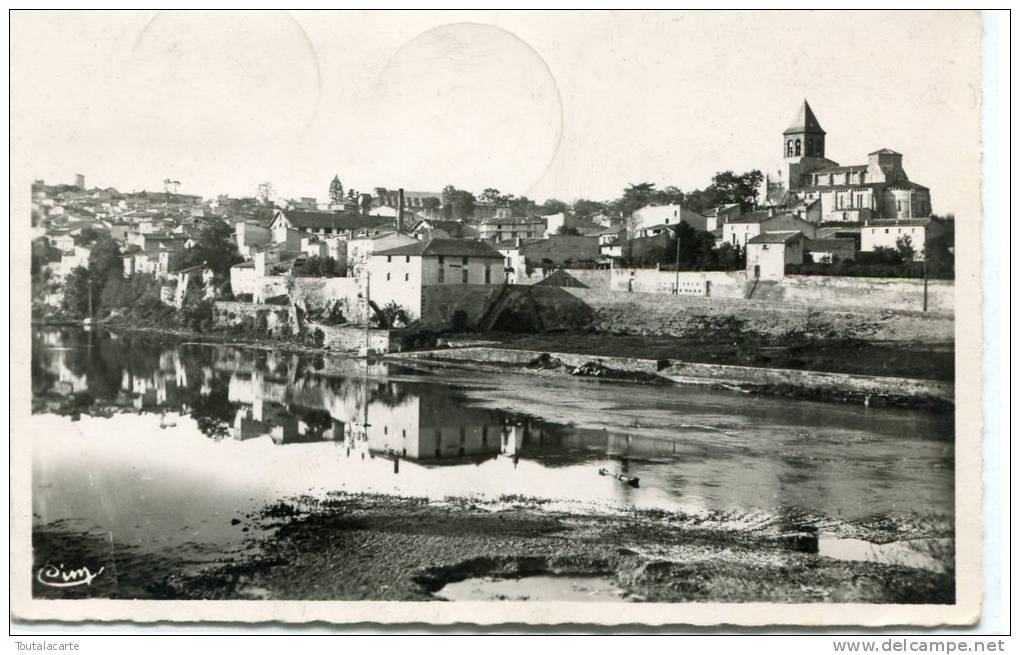 CPSM 63 PONT DU CHÂTEAU VUE GÉNÉRALE 1952 - Pont Du Chateau