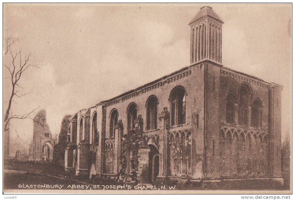 C1920 GLASTONBURY ABBEY - ST JOSEPH'S CHAPEL N.W. - Other & Unclassified