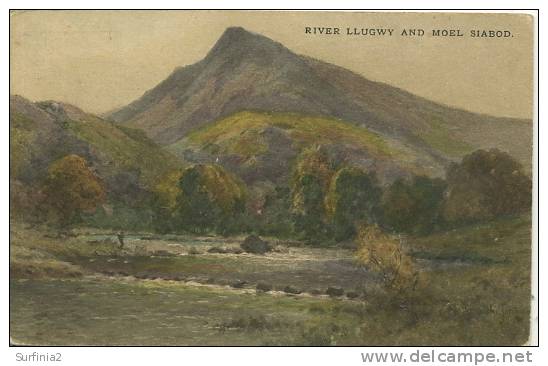 NORTH WALES - RIVER LLUGWY AND MOEL SIABOD By BREANSKI - Caernarvonshire