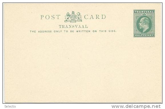 South Africa 1905 Transvaal - Postal Stationery Correspondence Card - Transvaal (1870-1909)