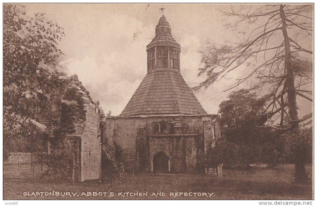 C1920 GLASTONBURY ABBEY - ABBOT'S KITCHEN AND REFECTORY - Other & Unclassified