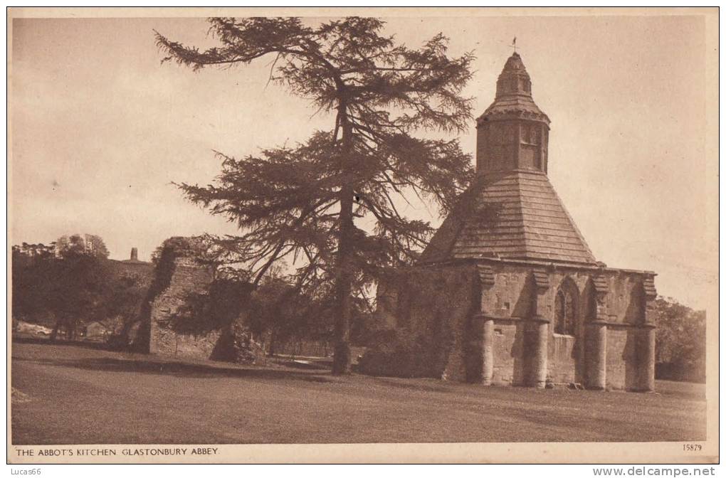 C1920 GLASTONBURY ABBEY - THE ABBOT'S KITCHEN - Other & Unclassified