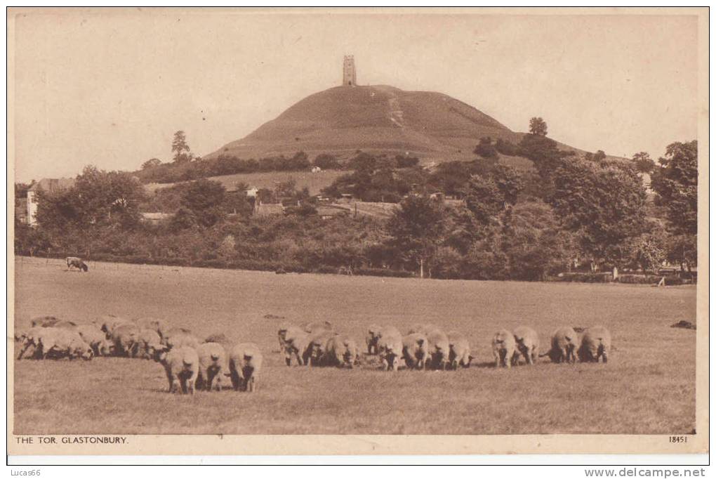 C1920 GLASTONBURY ABBEY - THE TOR - Other & Unclassified