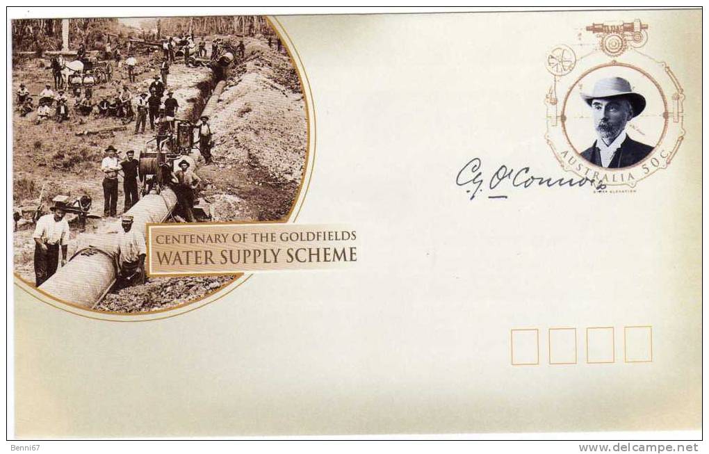 AUSTRALIA Australie 2003 Water Supply Scheme Chercheurs D'Or - Postal Stationery